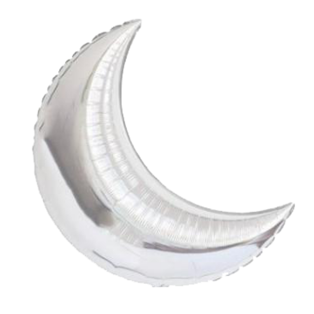 Moon Foil Balloon - Silver