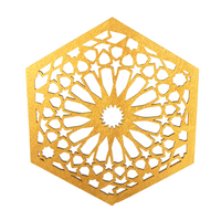 Geo Shapes (4pk) - Gold
