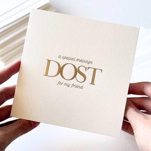 Luxury Special Message Card - Dost (Friend)