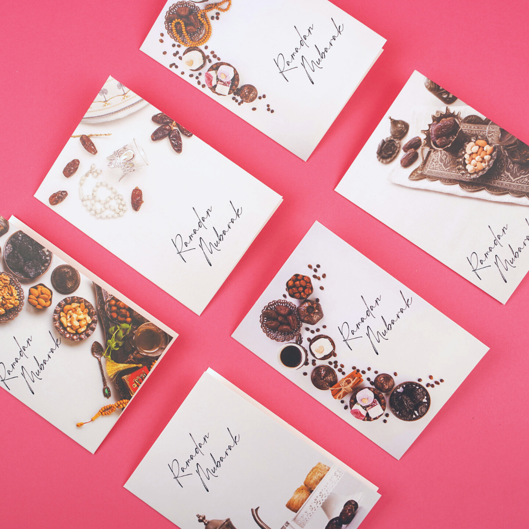 Ramadan Mubarak Greeting Cards (6pk) - Dates
