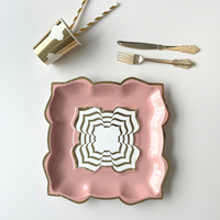 Lotus Large Party Plates (10pk) - Blush (Pink)