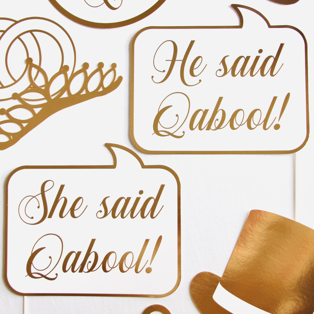Qabool Engagement Party Kit