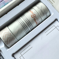 Sabr & Shukr Stationery Gift Set (Marble) - White & Rose Gold Foil