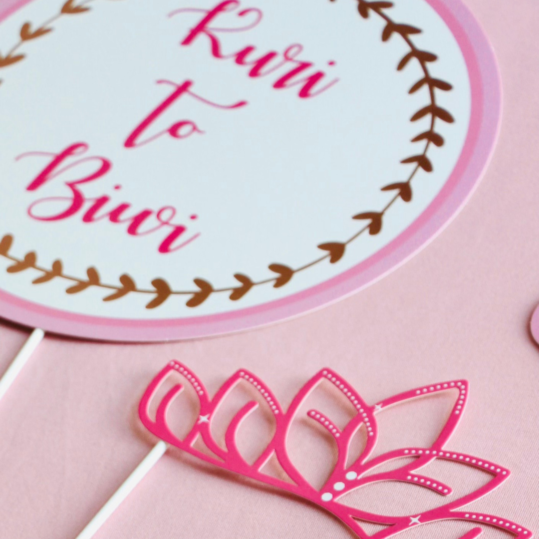 Team Dulhan Photo Props - 15 pack