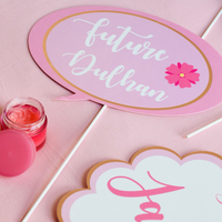 Team Dulhan Photo Props - 15 pack