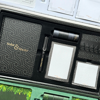 Sabr & Shukr Stationery Gift Set (Geometric) - Black & Gold Foil