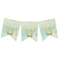Mabrook Quran Party Banner - Mint