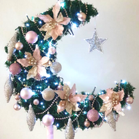 5ft Eid Moon Tree & LED lights - Green