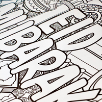 Eid Mubarak Giant Colouring Poster Banner - 1.4m