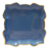 Lotus Large Party Plates (10pk) - Blueberry (Navy)