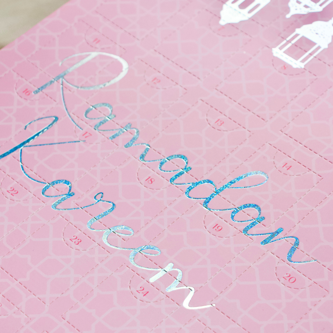 Ramadan Chocolate Countdown Calendar - Pink & Glitter