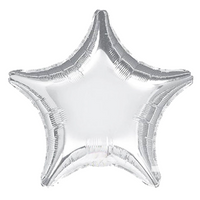 Star Foil Balloon - Silver