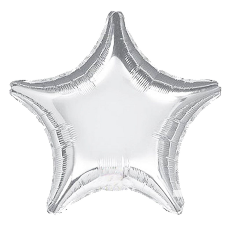 Star Foil Balloon - Silver