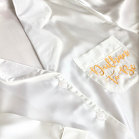 Dulhan To Be Pyjamas - White & Gold (Small)