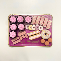 Eid Mubarak Serving Trays (3pk) - Purple & Gold