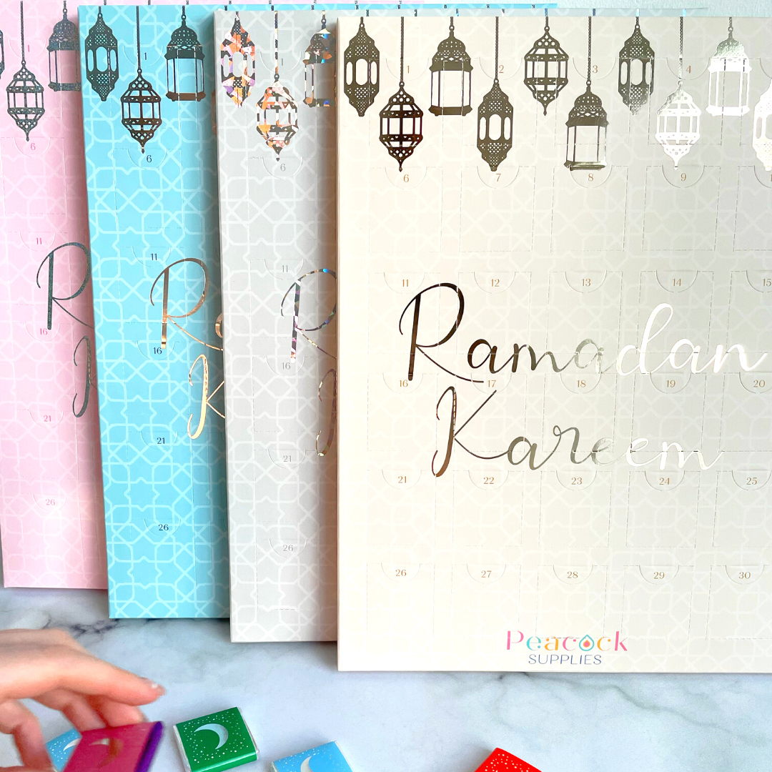 Ramadan Chocolate Countdown Calendar - Cream & Gold