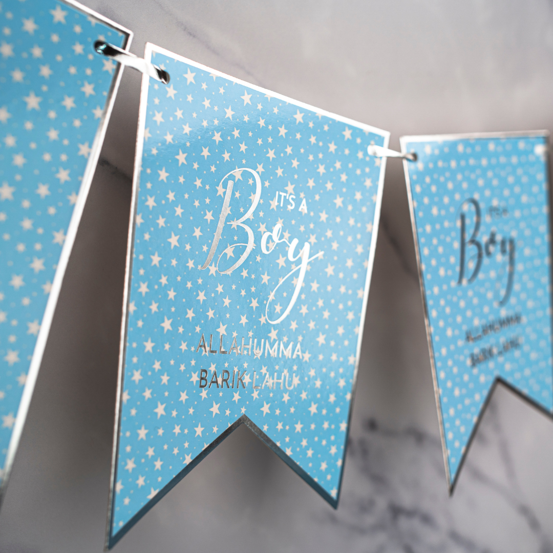Party In A Box - Baby Boy - Blue & Silver