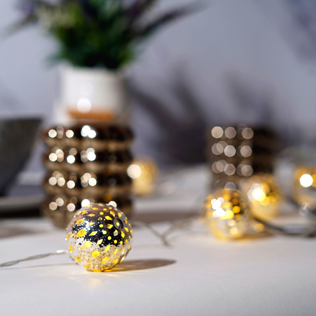 Ball Fairy Lights - Silver