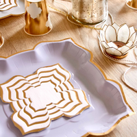 Lotus Party Napkins (20pk) - Gold