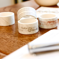 Sabr & Shukr Stationery Gift Set (Marble) - White & Rose Gold Foil