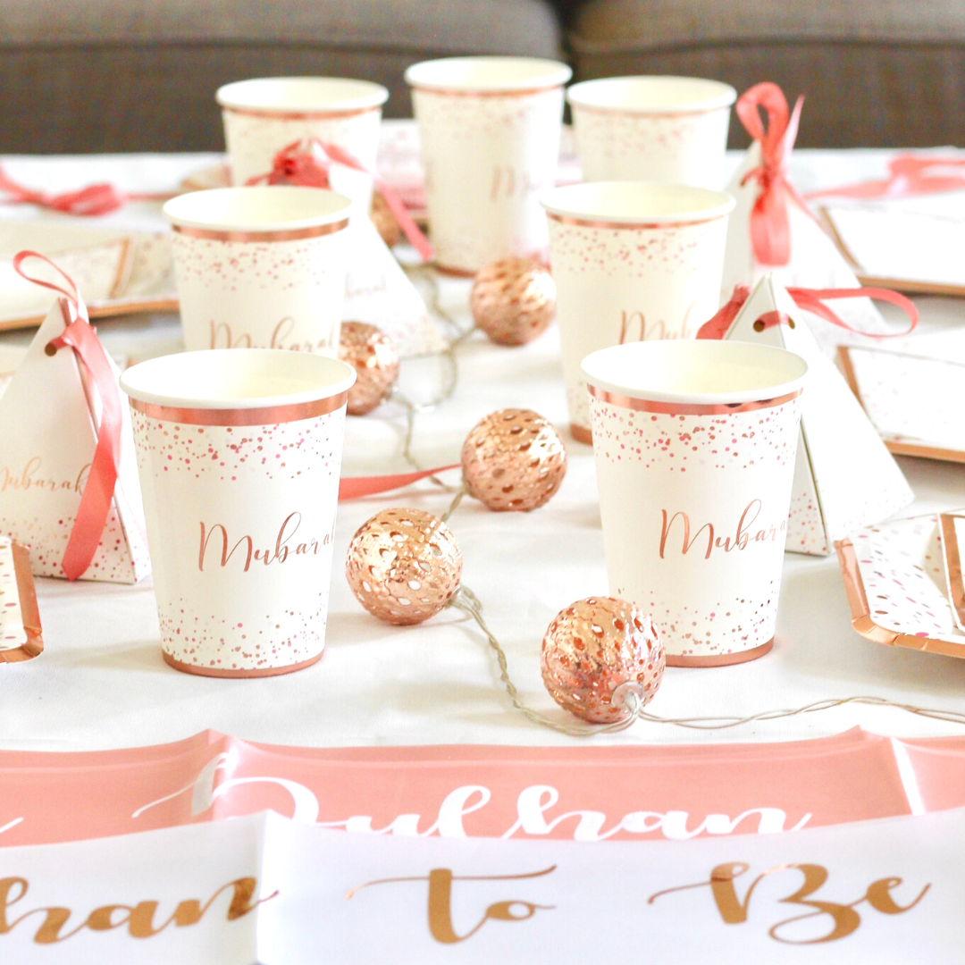 Mubarak Confetti Party Cups - 10 pack