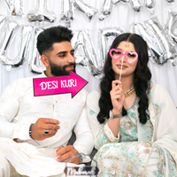 Desi Wedding Photo Props - 20 pack