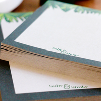 Sabr & Shukr Stationery Gift Set (Jungle) - Green & Silver Foil