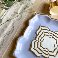 Lotus Large Party Plates (10pk) - Lavender (Violet)