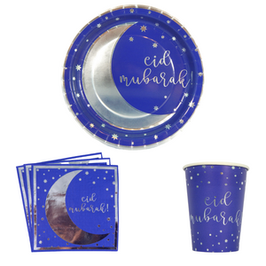 Eid Party Pack - Navy & Silver