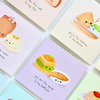 Food Couples Greeting Card - Chaat & Imli