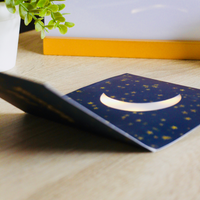 Light Up Eid Mubarak Greeting Card - Starry Night
