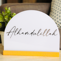 Acrylic Candle Plaque Display - Home Bundle