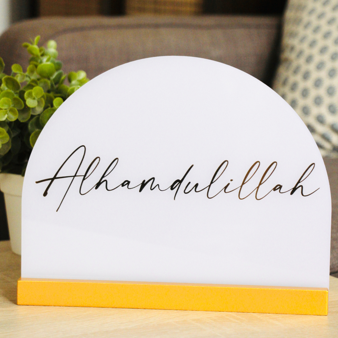 Acrylic Candle Plaque Display - Home Bundle