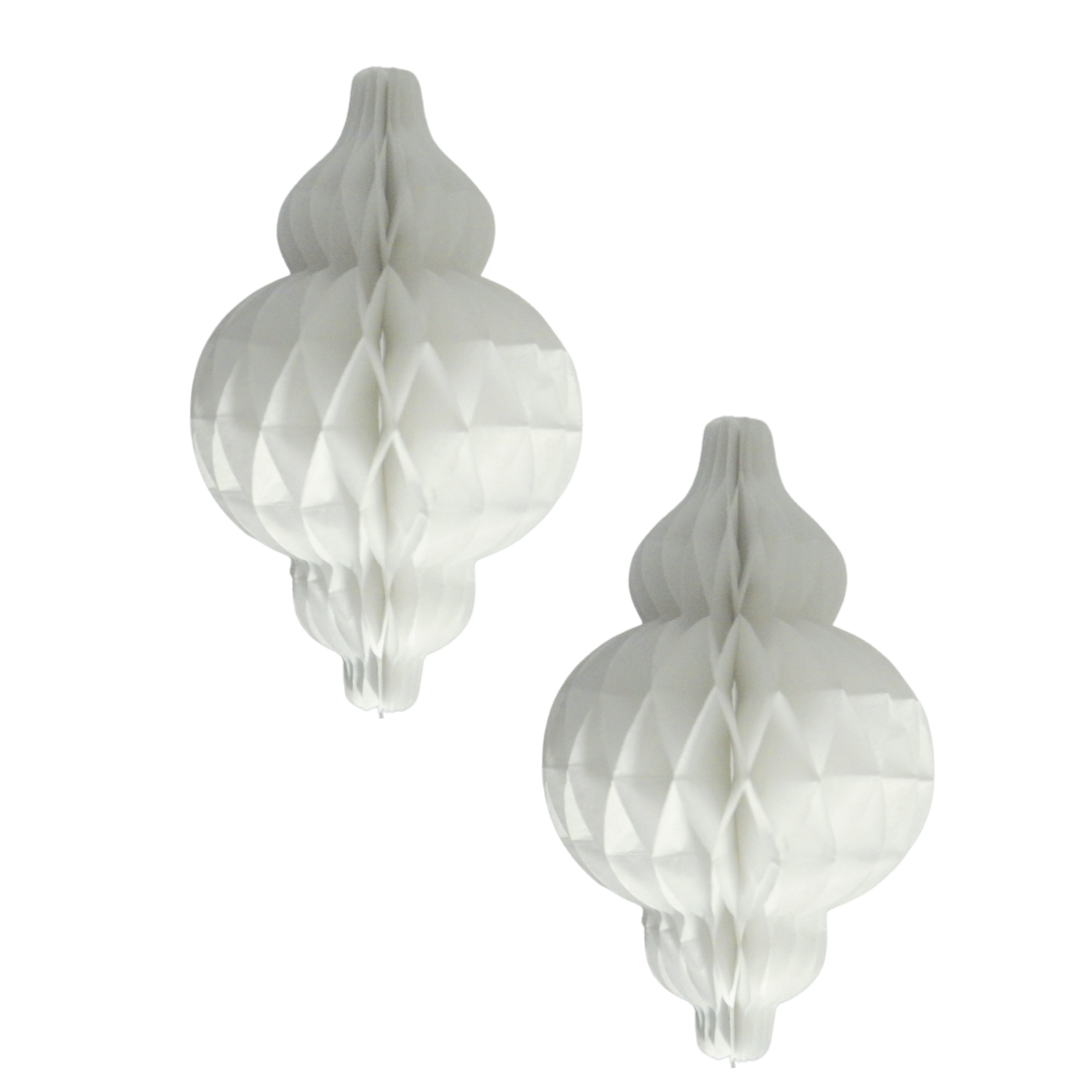 Lantern Honeycombs (2pk) - White