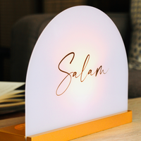 Acrylic Candle Plaque Display - Home Bundle