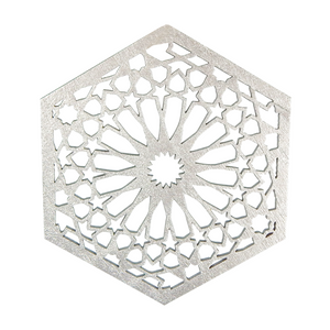 Geo Shapes (4pk) - Silver