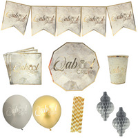 Party In A Box - Qabool Hai - Grey & Gold