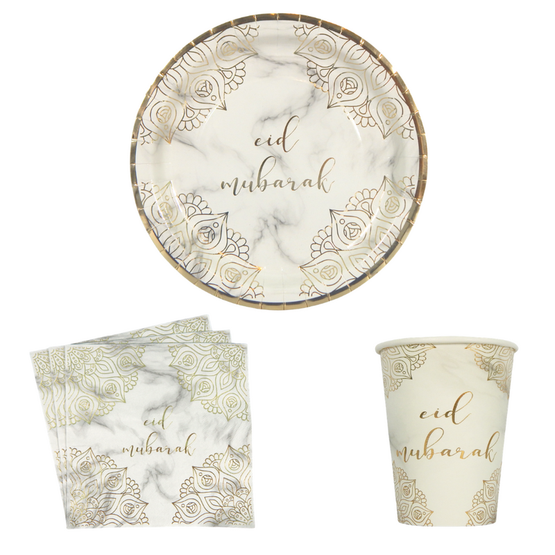 Eid Party Pack - Marble & Gold