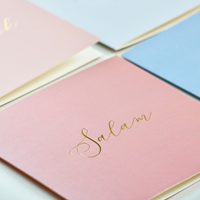 Luxury Foiled Greeting Card - Salam