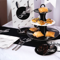 Eco Eid Table Runner - Black & White