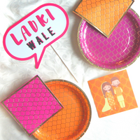 Desi Wedding Photo Props - 20 pack
