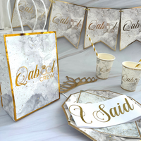 Qabool Crew Treat Bags (10pk) - Grey & Gold
