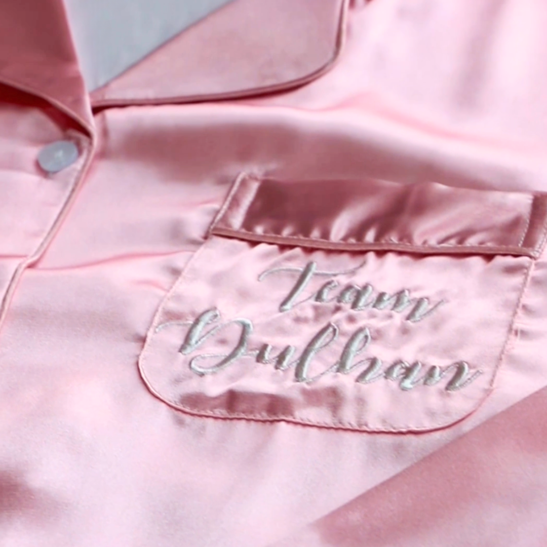 Team Dulhan Nightwear Bundle (Large) - Pink & White