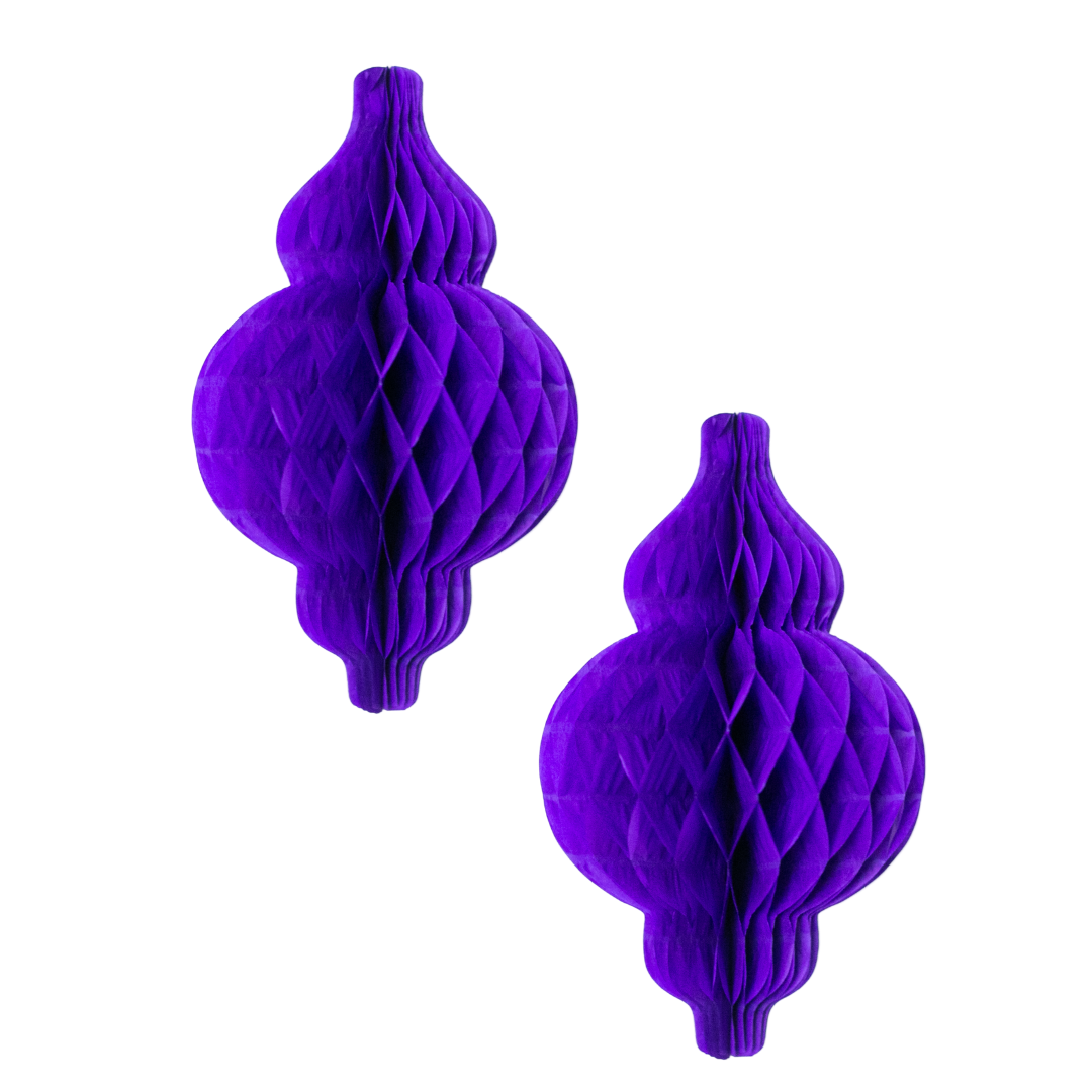 Lantern Honeycombs (2pk) - Purple