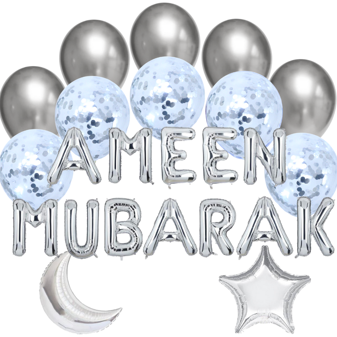 Balloon Bundle - Ameen - Silver