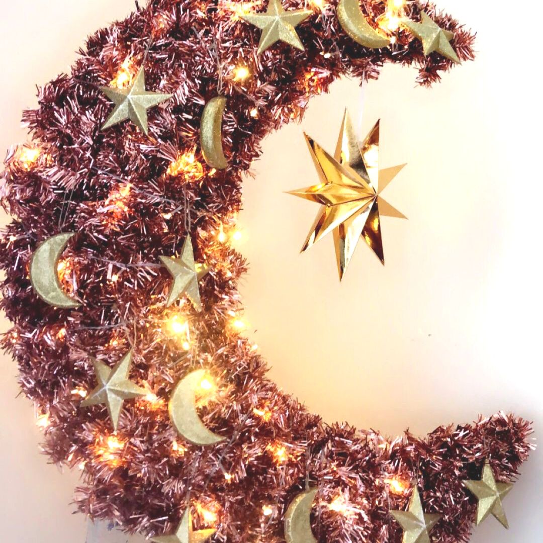 Eid Moon Tree Bundle - Rose Gold with Star & Skirt