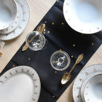 Lantern Gold Plated - 18pc Dinner Set - Ceramic Porcelain China