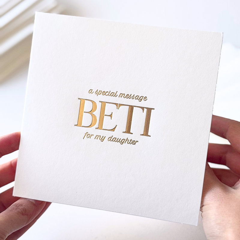 Luxury Special Message Card - Beti (Daughter)