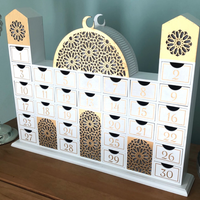 Ramadan Mosque Calendar & Chocolates (30pk) - Blue