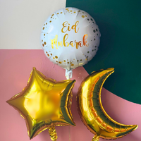 Eid Foil Balloon Bundle - Inflated with Helium